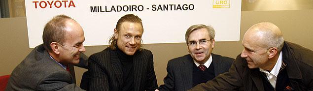 Compostela M�vil con el ciclismo. - Foto